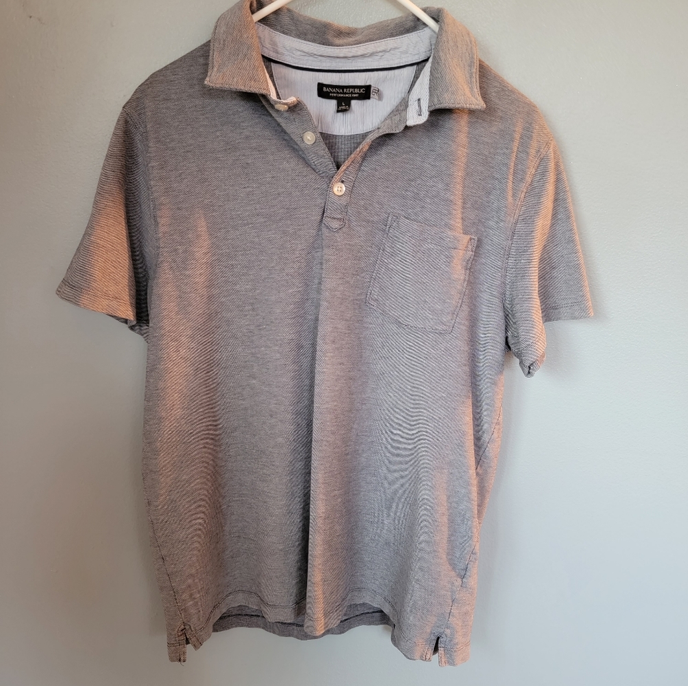 3/$20 Men's Banana Republic Performance Knit Polo